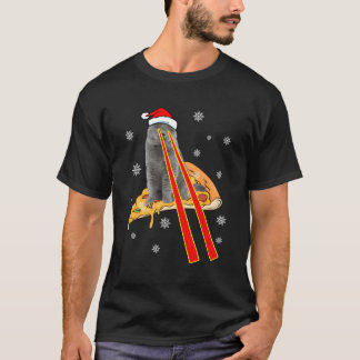 Katt med laser Ögon Pizza Cat T Shirt
