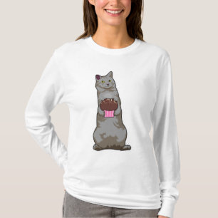 Katt med Muffin T Shirt