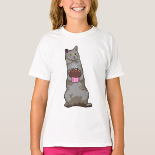 Katt med Muffin T Shirt