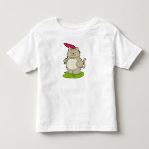 Katt med paraply t shirt