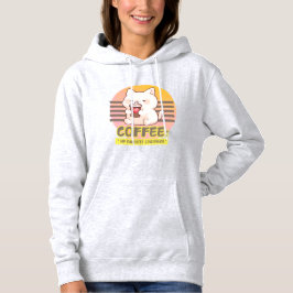 Katt med pulverkaffe kopp citat t shirt