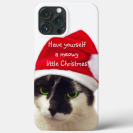 Katt med Santa's Hat Fodral-Mate iphone case