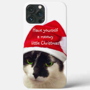 Katt med Santa's Hat Fodral-Mate iphone case