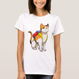 Katt med Satchel T Shirt