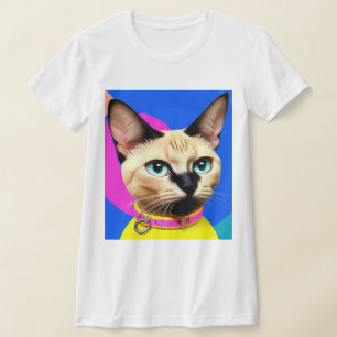 Katt Med Slående Ögon T Shirt