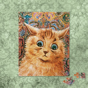 Katt med stort Öga Louis Wain Pussel