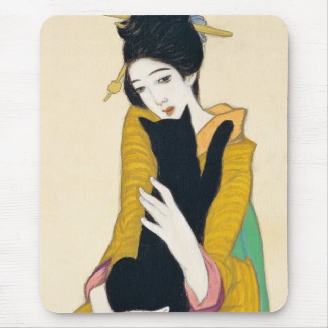 Katt med svart katt, Yumeji Takehisa Musmatta (Framsidan)