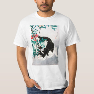 Katt med Tomato Plant (1931) av Hiroaki Takahashi T Shirt