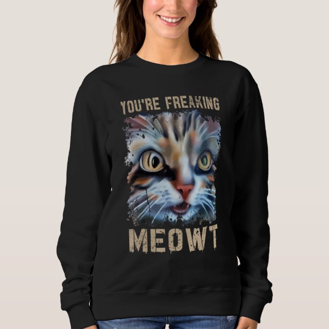 Katt Meme Mja Puns  Du Gör Mig Mja Lo  Katt  1 T Shirt (Framsida)
