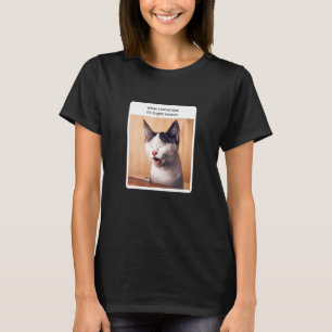 Katt Meme När Jag Minns Rugby Säsong Fotboll T Shirt
