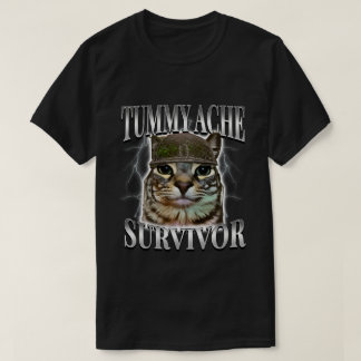 Katt Meme om överlevare av magont T Shirt