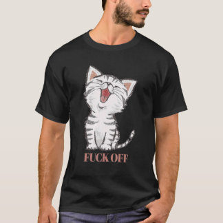 Katt Meme Retro Stil Vintage Katter T Shirt