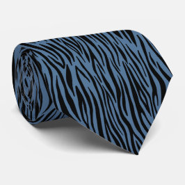 Katt Meow Tiger Rand Black and Blue halstie Slips