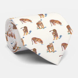 Katt Meow Tigers på Elfenbenskusten Slips