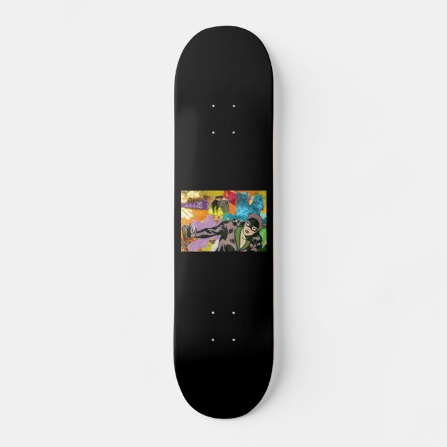 katt mini skateboard bräda 18,5 cm (Framsida)