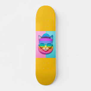 katt mini skateboard bräda 18,5 cm
