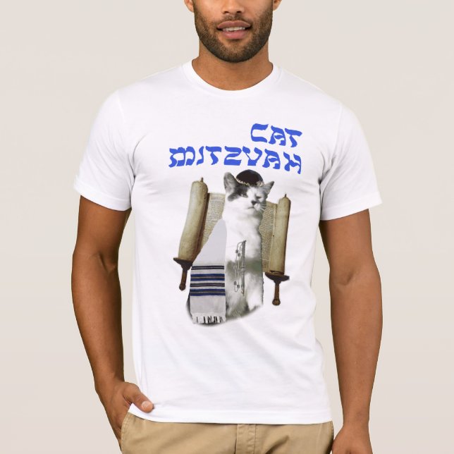 Katt Mitzvah Tee Shirt (Framsida)