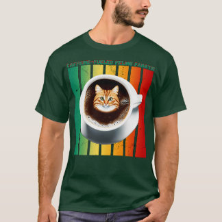Katt mor kaffe älskare 20 t shirt