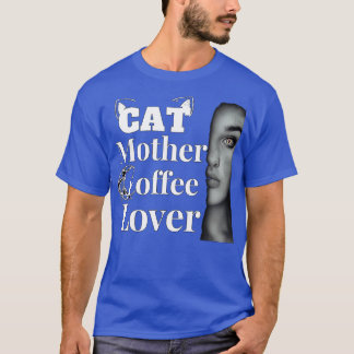 Katt mor kaffe älskare 84 t shirt