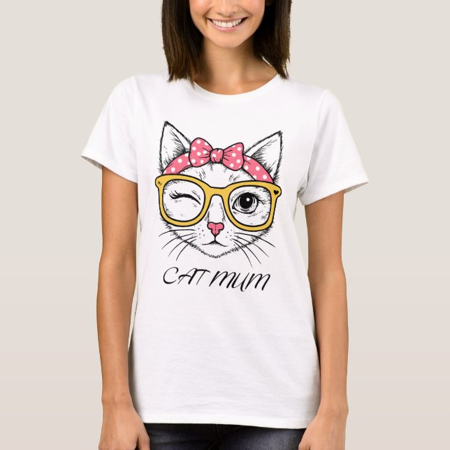Katt morsa för kvinnor t shirt (Framsida)