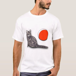 Katt Möter hela månen T Shirt