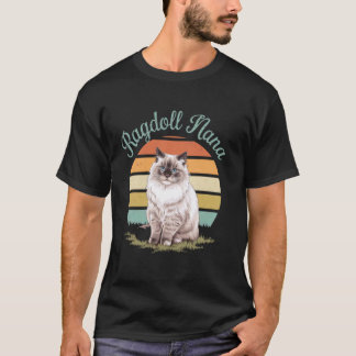Katt Nana Ragdoll Katt Mors Dag Ragdoll Älskare T Shirt