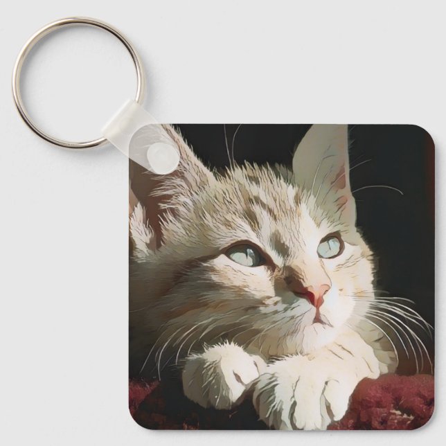 katt,natur,sällskapsdjur nyckelring (Framsida)