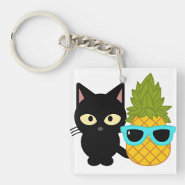 Katt och ananas är bästa vänner