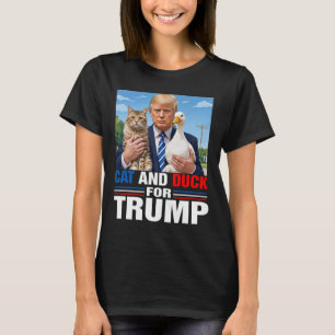 Katt och Ankor för trumma 2024 katt Ankor för Pres T Shirt