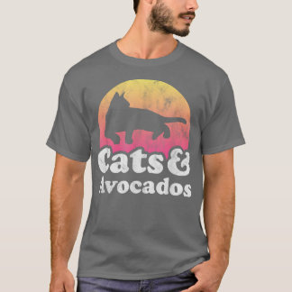 Katt och Avocados Manar eller Womens Cat och Avoca T Shirt