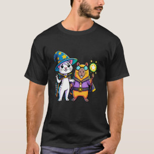 Katt och beck Capybara Halloween Kids Animal T Shirt