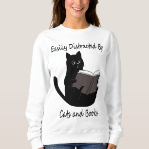 Katt och Bokar är lätt utspridda. T Shirt