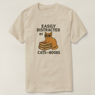 Katt och Bokar har lätt fått utdelning T Shirt