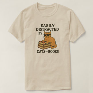 Katt och Bokar har lätt fått utdelning T Shirt