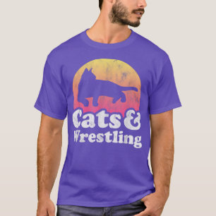 Katt och brottning Manar eller Katt och brottl för T Shirt