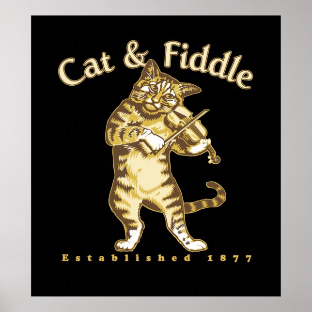 Katt och damm poster (Framsidan)