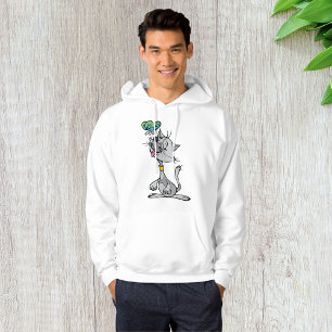 Katt och en fjäril Manar Hoodie