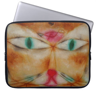 Katt och fågel för bärbara datorer laptop sleeve