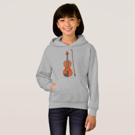 Katt och fiddle - Min fiolin - Flickor T Shirt