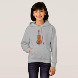 Katt och fiddle - Min fiolin - Flickor T Shirt