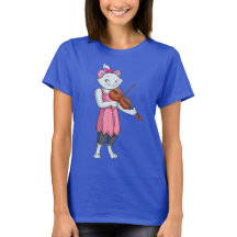 Katt och Fiddle, Min gril - Kvinnors T-Shirt