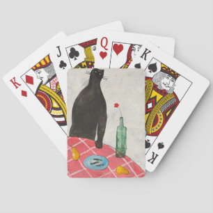 Katt och fisk casinokort