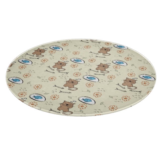 katt- och fiskmönster (Hörn)