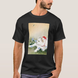 Katt och fjäril av Ohara Koson T Shirt