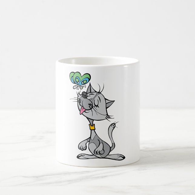 Katt och fjäril Mugg (Skapare uppladdad)