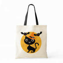 Katt- och fladdermössHalloween T-tröja och gåvor