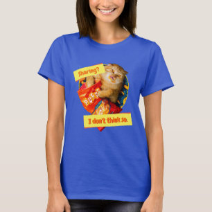 Katt och foder till ost t shirt