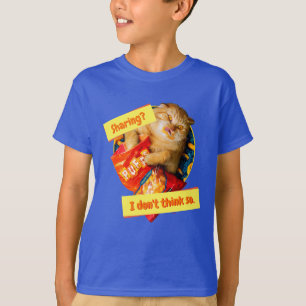 Katt och foder till ost t shirt