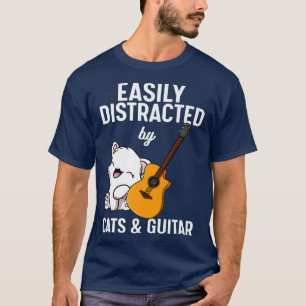 Katt och gitarrer Guitarist Mu T Shirt