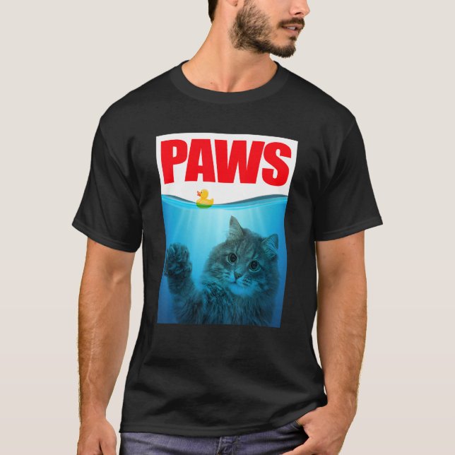 KATT och gul gummianka T Shirt (Framsida)